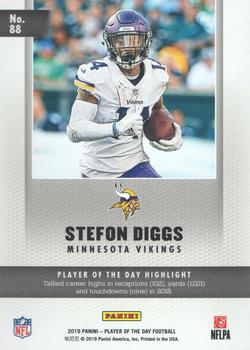 2019 Panini Player of the Day #88 Stefon Diggs Back