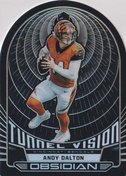 2019 Panini Obsidian - Tunnel Vision #TV-7 Andy Dalton Front