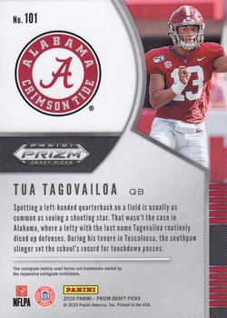 2020 Panini Prizm Draft Picks #101 Tua Tagovailoa Back