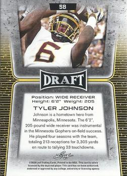 2020 Leaf Draft #58 Tyler Johnson Back