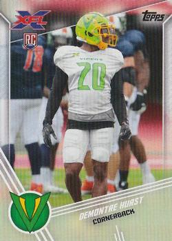 2020 Topps XFL #56 Demontre Hurst Front