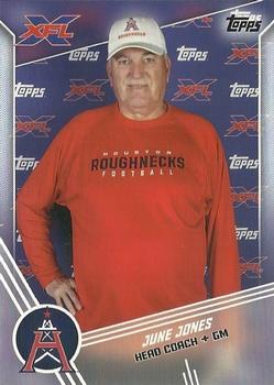 2020 Topps XFL #99 June Jones Front