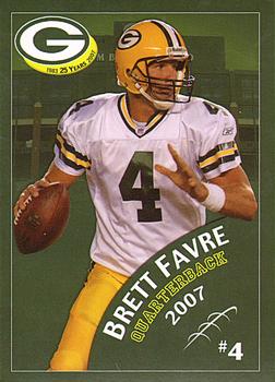 2007 Green Bay Packers Police - Riiser Energy, Wausau, Rothschild, Everest Metro Police Department #3 Brett Favre Front