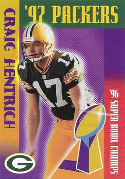 1997 Green Bay Packers Police - The Guardian Insurance, Scot J. Madson Agency, Your Local Law Enforcement Agency #17 Craig Hentrich Front