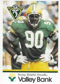1993 Green Bay Packers Police - Valley Bank #19 Tony Bennett Front