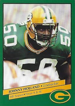 1992 Green Bay Packers Police - Pillsbury / Green Giant, Your Local Law Enforcement Agency #5 Johnny Holland Front