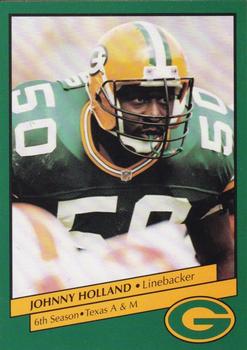 1992 Green Bay Packers Police - WIXK Radio - New Richmond, New Richmond Police Department #5 Johnny Holland Front