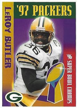 1997 Green Bay Packers Police - Fox Valley Savings, Fond du Lac Police Department #6 LeRoy Butler Front