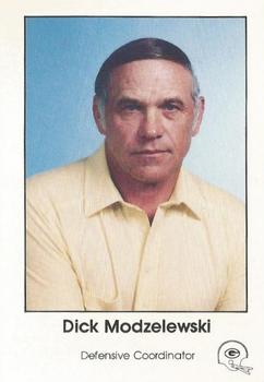 1984 Green Bay Packers Police - First Wisconsin Banks, Your Local Law Enforcement Agency #10 Dick Modzelewski Front