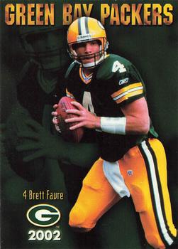 2002 Green Bay Packers Police - New Richmond Clinic S.C., GTK Service-Towing and Lockouts, Kids Company, New Richmond Police Department #2 Brett Favre Front