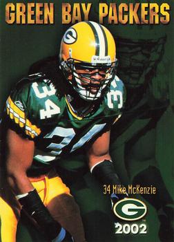 2002 Green Bay Packers Police - New Richmond Clinic S.C., GTK Service-Towing and Lockouts, Kids Company, New Richmond Police Department #10 Mike McKenzie Front