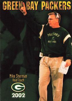 2002 Green Bay Packers Police - New Richmond Clinic S.C., GTK Service-Towing and Lockouts, Kids Company, New Richmond Police Department #11 Mike Sherman Front
