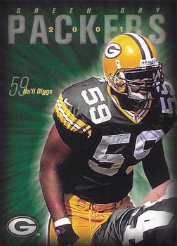 2001 Green Bay Packers Police - Shorewood Police Department #13 Na'il Diggs Front