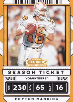 2020 Panini Contenders Draft Picks #81 Peyton Manning Front