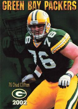 2002 Green Bay Packers Police - Portage County Sheriff's Department, Stevens Point PD & Plover PD #4 Chad Clifton Front