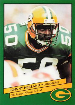 1992 Green Bay Packers Police - Waukesha Police Dept. Crime Prevention Unit #5 Johnny Holland Front