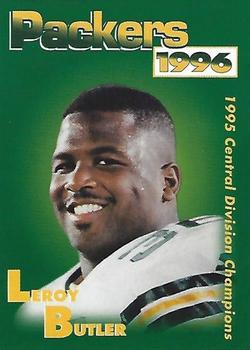 1996 Green Bay Packers Police - Firstar of Wisconsin, Fond Du Lac Police Department #4 LeRoy Butler Front