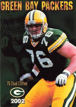 2002 Green Bay Packers Police - Brookfield Police Dept., Progressive Auto Insurance #4 Chad Clifton Front