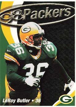 1998 Green Bay Packers Police - Stevens Point Police Department, Portage County Sheriff's Department, Plover Police Department #5 LeRoy Butler Front