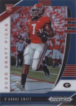 2020 Panini Prizm Draft Picks - Prizms Blue #120 D'Andre Swift Front