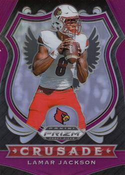 2020 Panini Prizm Draft Picks - Prizms Purple #70 Lamar Jackson Front