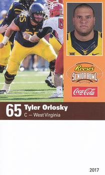 2017 Senior Bowl #NNO Tyler Orlosky Front