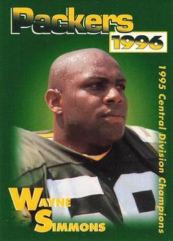1996 Green Bay Packers Police - Members of The Merrill Police Department #12 Wayne Simmons Front