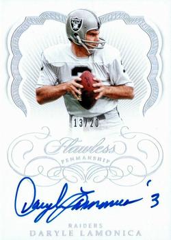2019 Panini Flawless - Flawless Penmanship Silver #FP-DL Daryle Lamonica Front