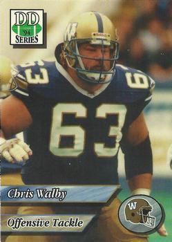 1994 Double D Winnipeg Blue Bombers #7 Chris Walby Front