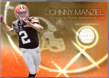 2014 Topps - Relics #2 Johnny Manziel Front