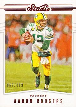 2019 Panini Chronicles - Studio Red #S19 Aaron Rodgers Front
