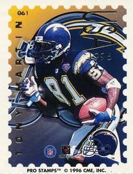 1996 Chris Martin Enterprises Pro Stamps #061 Tony Martin Front