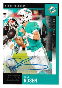 2020 Score - Signatures #15 Josh Rosen Front