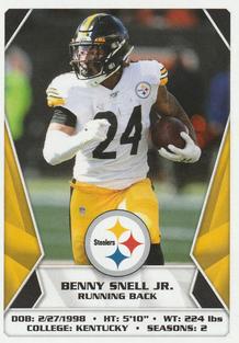 2020 Panini NFL Sticker & Card Collection #155 Benny Snell Jr. Front