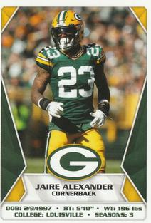 2020 Panini NFL Sticker & Card Collection #402 Jaire Alexander Front