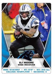 2020 Panini NFL Sticker & Card Collection #443 DJ Moore Front