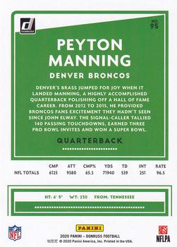 2020 Donruss #95 Peyton Manning Back