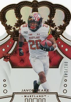 2020 Panini Chronicles Draft Picks - Crown Royale Draft Picks Holo #36 Javon Leake Front