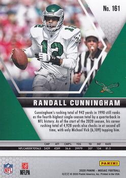 2020 Panini Mosaic #161 Randall Cunningham Back