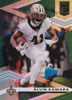 2020 Donruss Elite - Green #82 Alvin Kamara Front