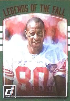 2016 Donruss - Legends of the Fall Red Foil #18 Jerry Rice Front