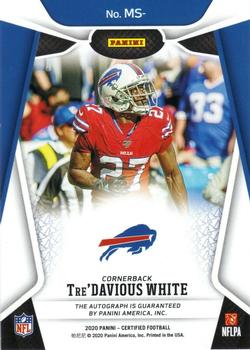 2020 Panini Certified - Mirror Signatures Red #MS- Tre'Davious White Back