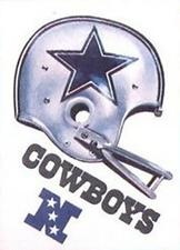 1983 Kellogg's Touchdown Game Stickers #NNO Dallas Cowboys Front