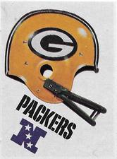 1983 Kellogg's Touchdown Game Stickers #NNO Green Bay Packers Front