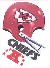 1983 Kellogg's Touchdown Game Stickers #NNO Kansas City Chiefs Front