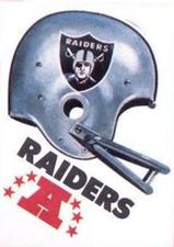 1983 Kellogg's Touchdown Game Stickers #NNO Los Angeles Raiders Front