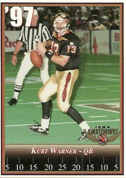 1997 Iowa Barnstormers (AFL) #12 Kurt Warner Front