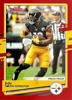 2020 Donruss - Press Proof Red #214 JuJu Smith-Schuster Front