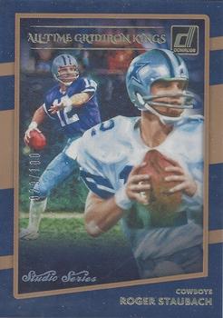 2020 Donruss - All-Time Gridiron Kings Studio Series #ATGK-RS Roger Staubach Front