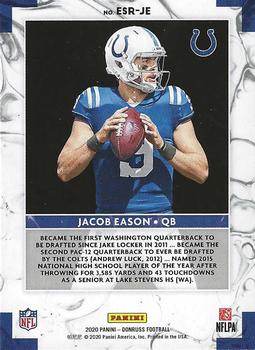 2020 Donruss - Elite Series Rookies #ESR-JE Jacob Eason Back